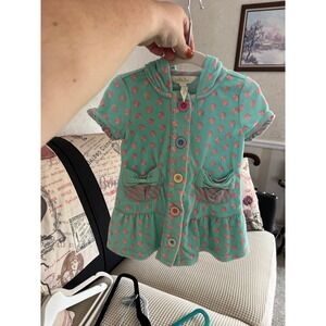 Matilda Jane Hooded Swimsuit‎ Cover Up Size 18-24 Months MISS MERMAID